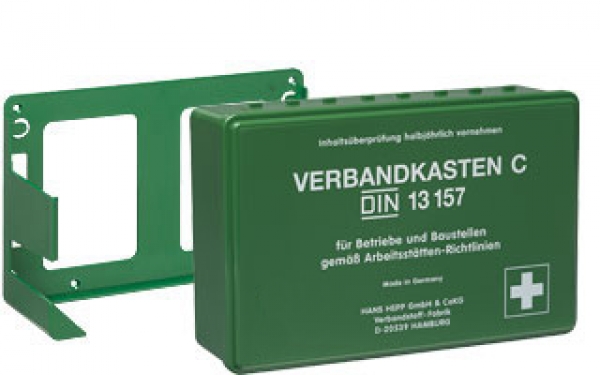 Betriebsverbandkasten C mit Inhalt nach aktueller DIN 13157